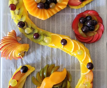 Anniversaire letter fruit S