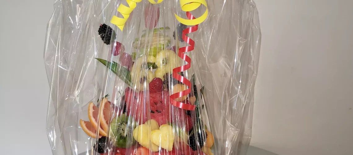 wedding fruit emballé