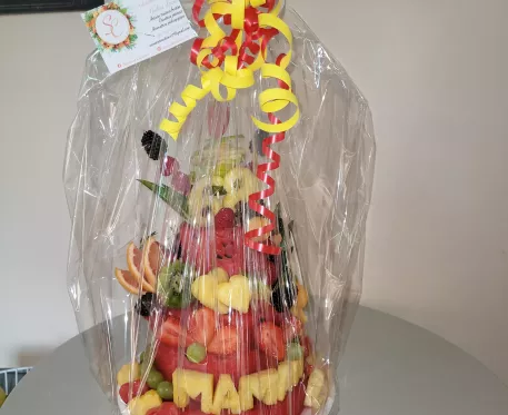 wedding fruit emballé